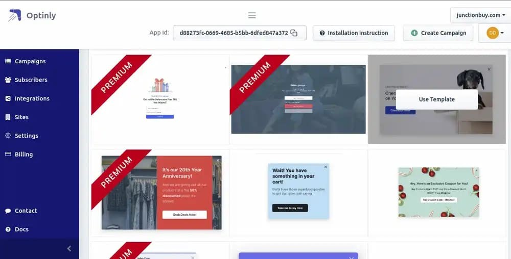 Optinly Popup Templates