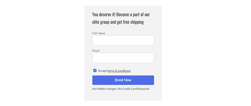 Elite List Popup