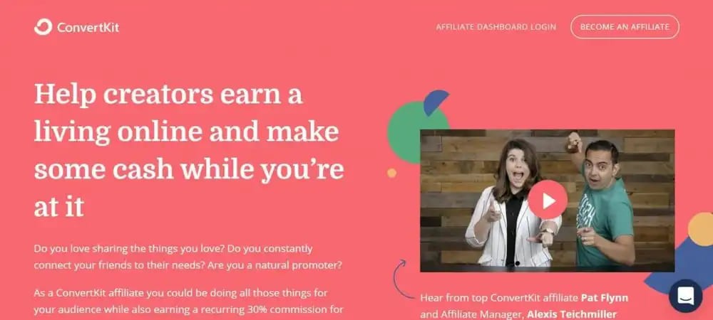 ConvertKit Affiliate Program