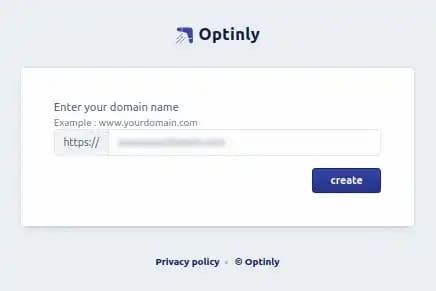 Enter Your Domain