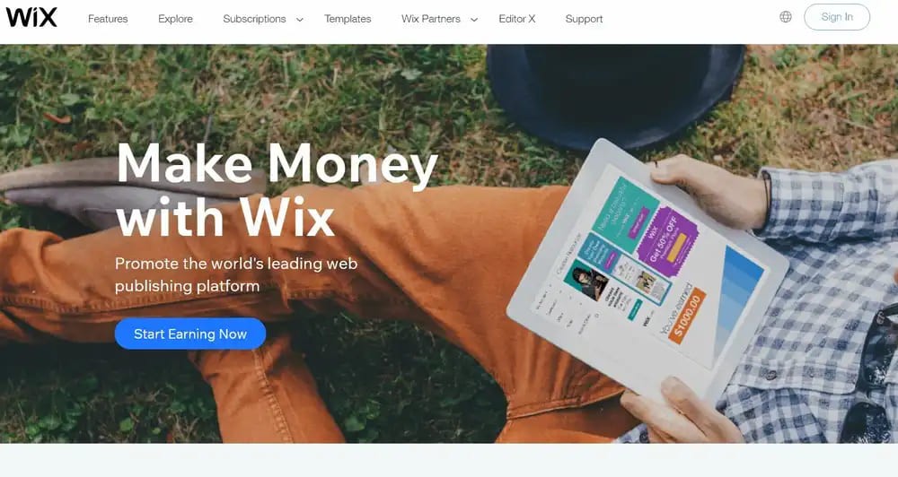 Wix Affiliate Program