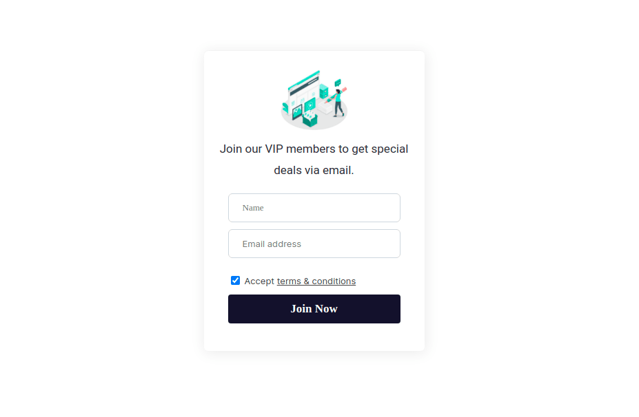 VIP List Popup