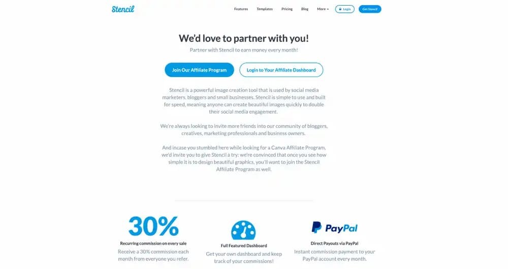 Stencil Affiliate Program
