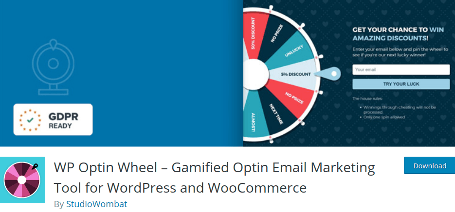 WP Optin Wheel Plugin