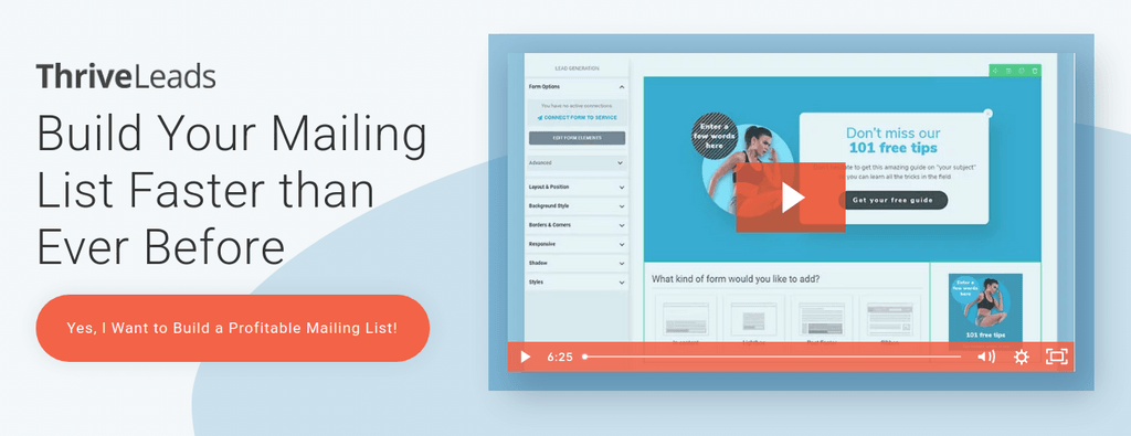 Thrive Leads List Building Tool