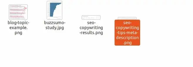 Example of Renaming Images