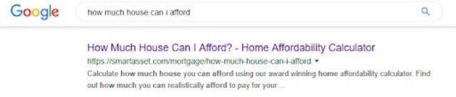 SmartAsset's keyword strategy helped them rank first in Google