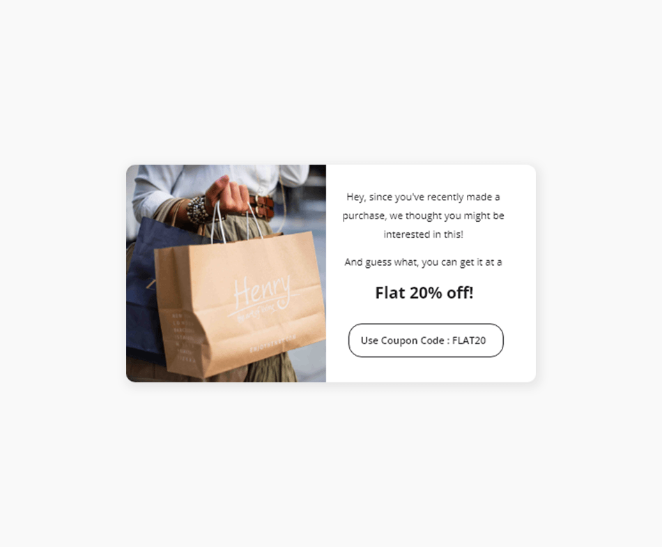 Repeat purchase offer