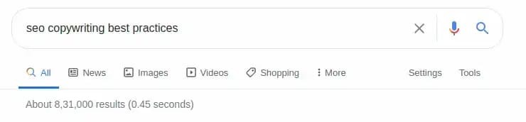 Search Results for SEO Copywriting