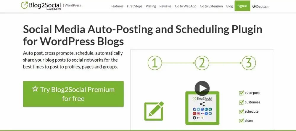Blog2Social Plugin