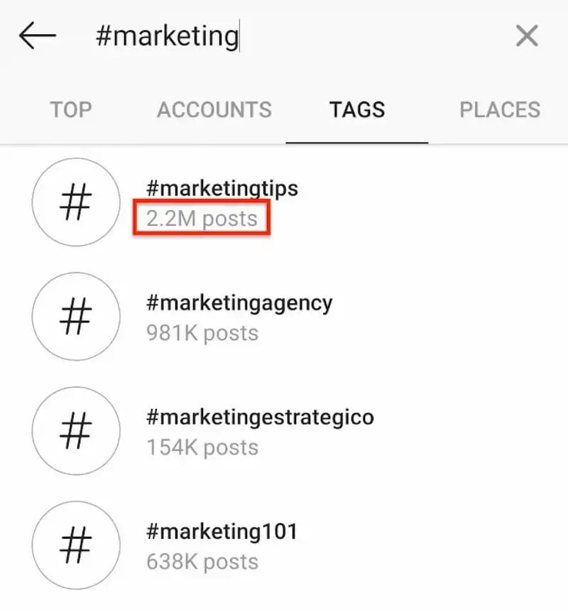 Instagram Hashtags