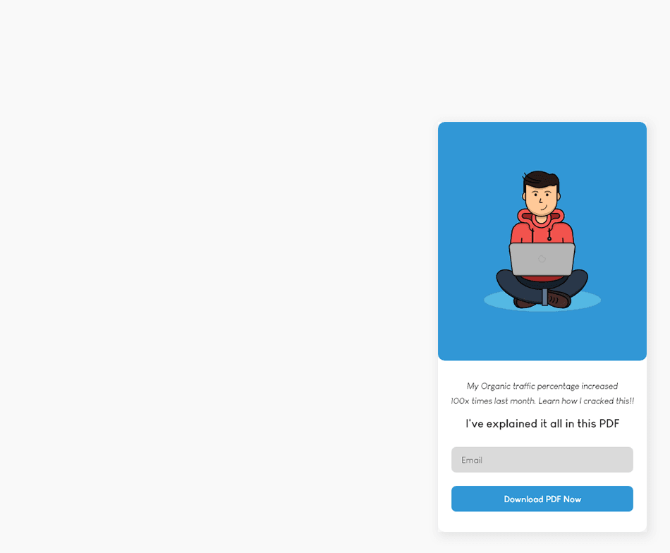Traffic Growth eBook Popup
