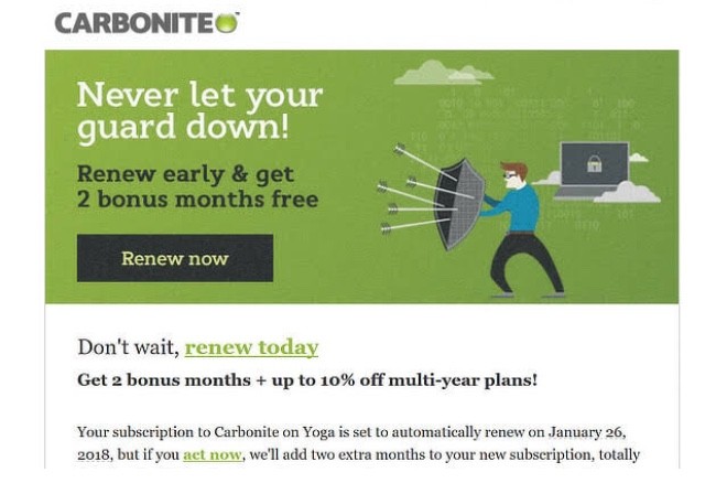 Upsell emails