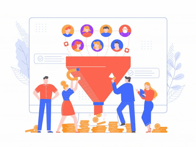Representation of Funnel Conversion