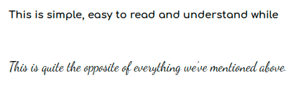 Popup Typography Example