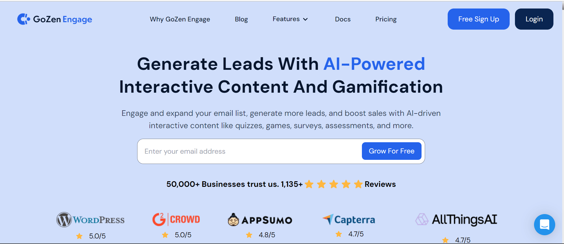 GoZen Engage Popups