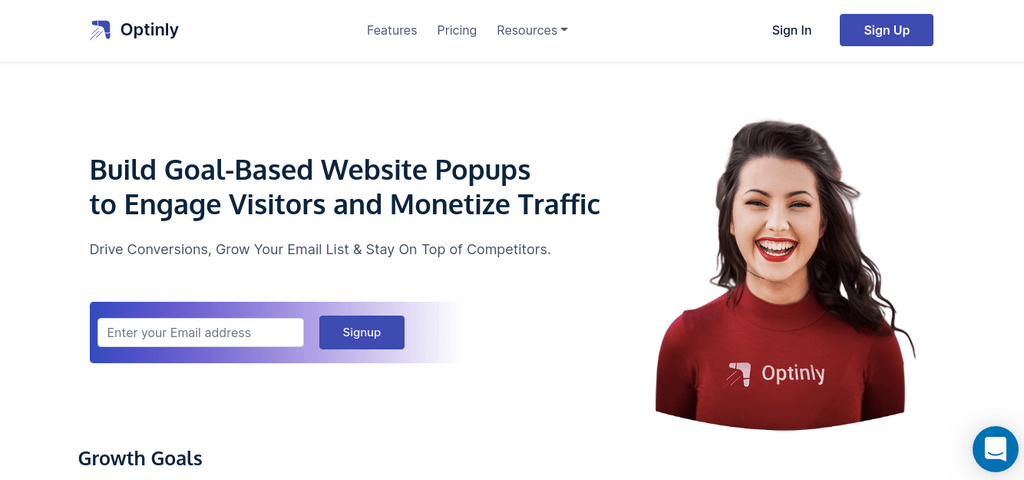Optinly Goal Based Popup Plugin