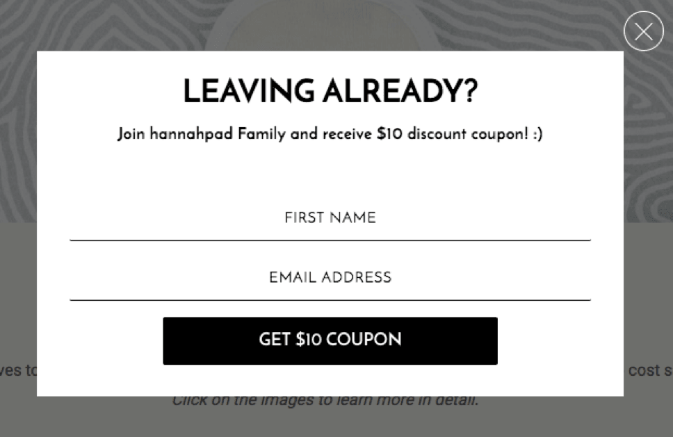 Example for good CTA button