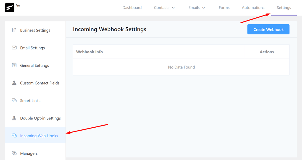 CRM Setting