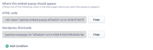 Embed Popups