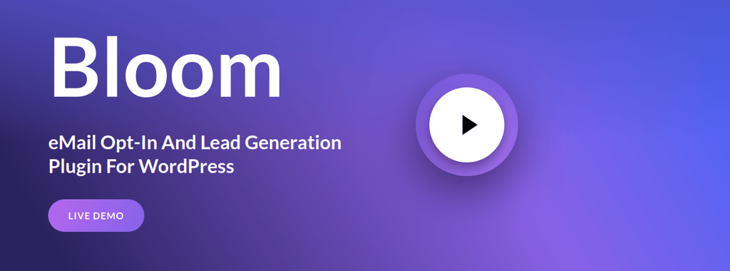 Bloom WordPress Popup Plugin