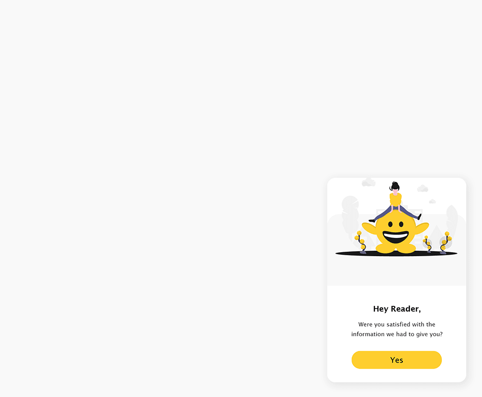Feedback Popup
