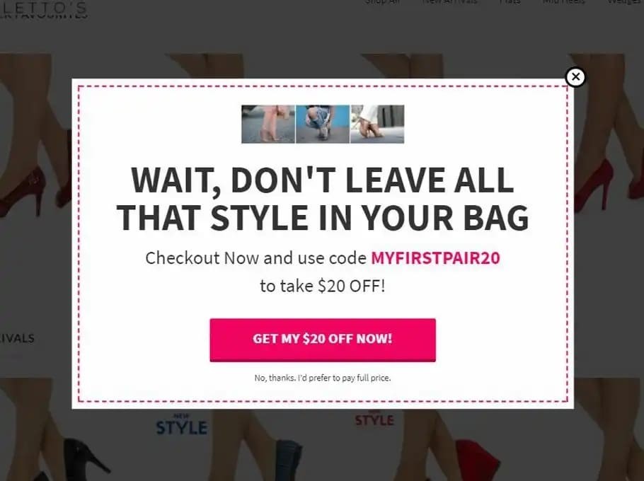Scarlettos Lightbox Popup Example