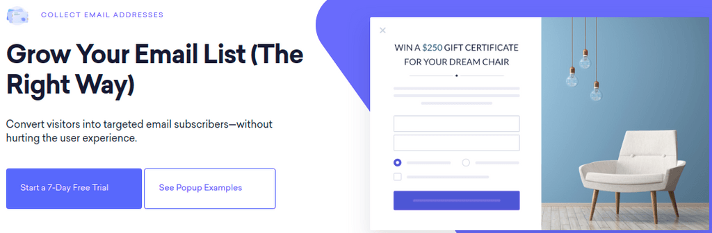 Sleeknote Email Collection Tool