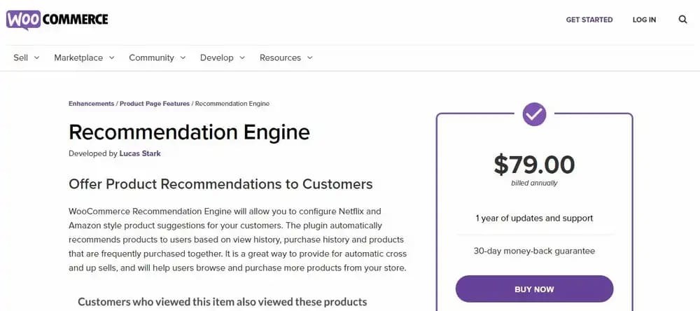 Recommendation Engine Plugin