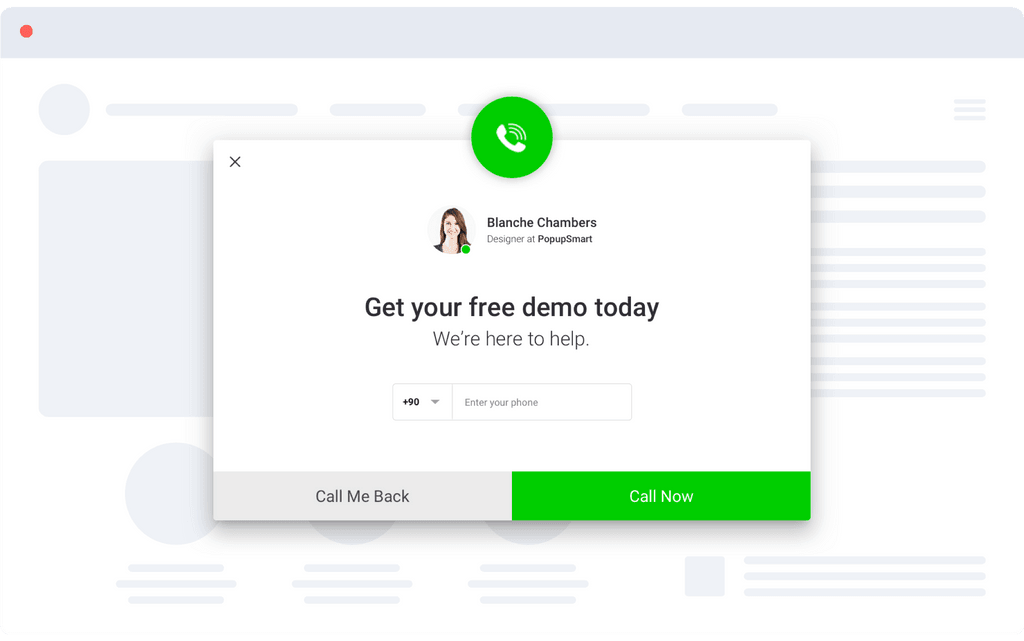 Advertise Free Demo Using Popups