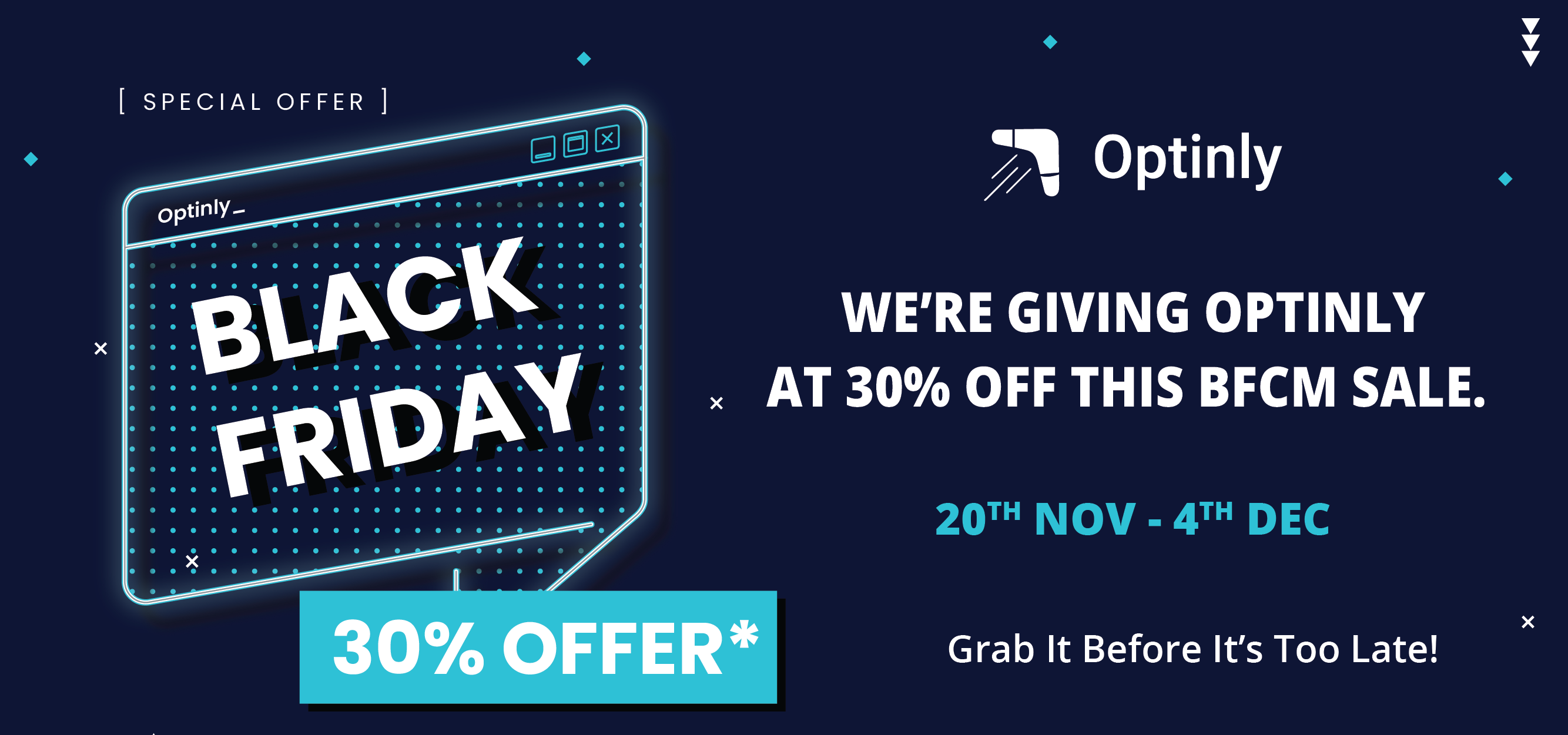 Optinly Black Friday Sale Banner